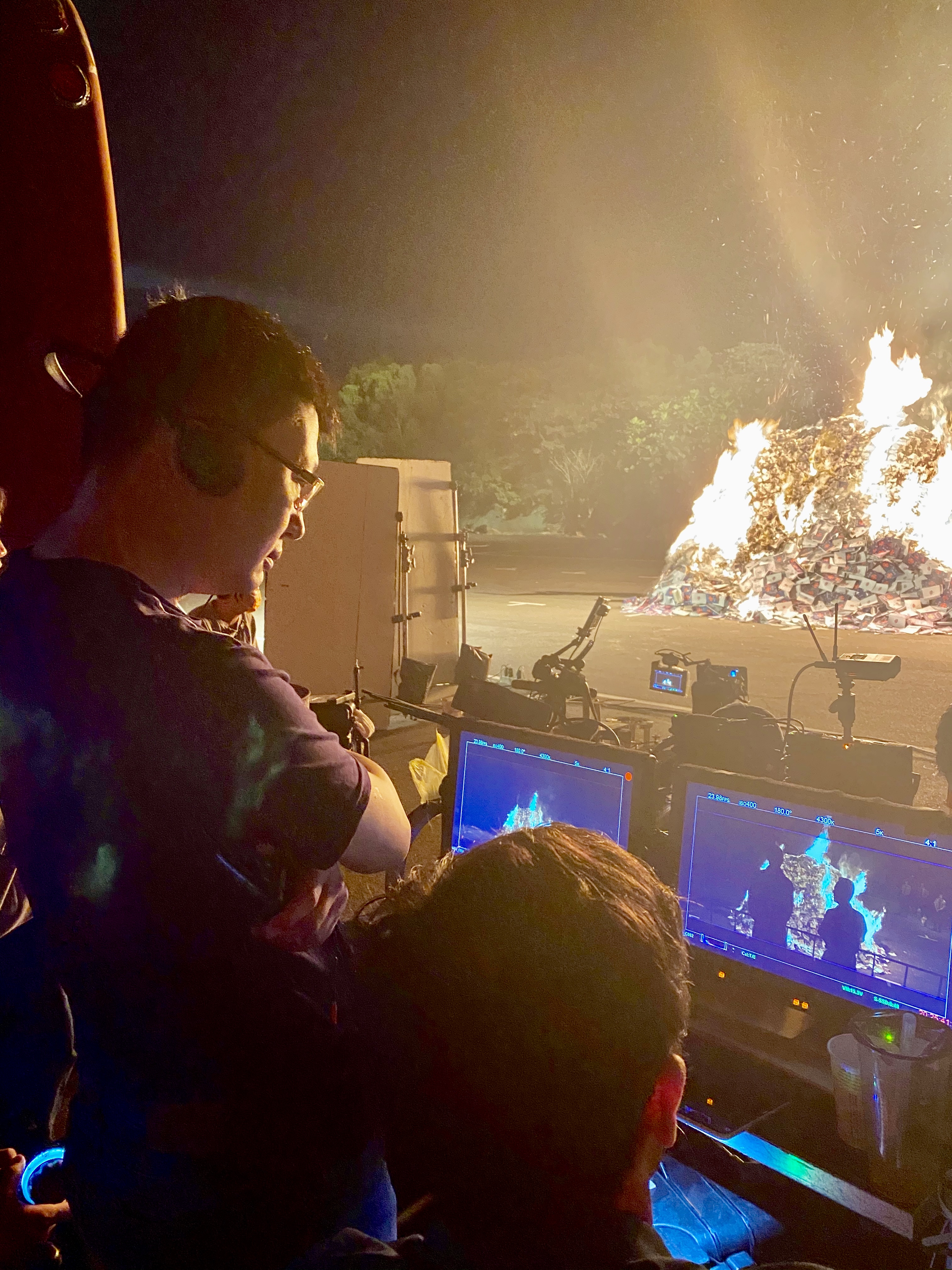 Leon Lee on set — narrative film production